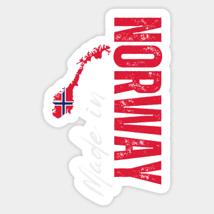Proud norwegian, Norway flag Sticker